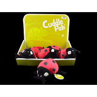CUDDLE PAL LADYBUG 17CM