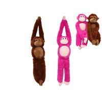 104CM PLUS HANGING MONKEY 2ASST QTY 6