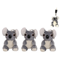 10CM PLUISH KOALA BAG CLIP QTY 6