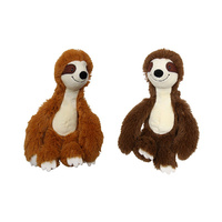 30CM CUTE PLUSH SLOTH 2ASST QTY 4