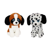 30CM PLUSH SITTING CUTE DOG 2ASST