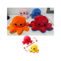 PLUSH REVERSABLE OCTOPUS ASST SOLD IN QTY10
