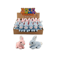 PLUSH 14CM CUTE BUNNY 2ASST UN12