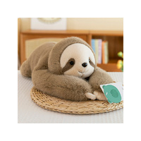 PLUSH TOY LYING SLOTH 30CM