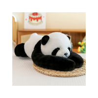PLUSH TOY LYING PANDA 30CM