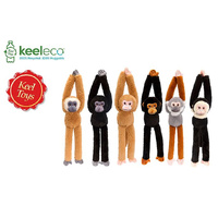 KEELECO MONKEYS HANGING 40CM ASST