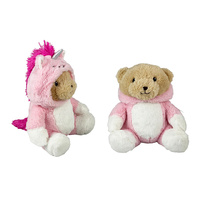 PLUSH BEAR IN DISGUISE 25CM UNICORN