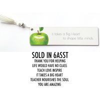 BEST TEACHER EVER BOOKMARK 6ASST QTY 12