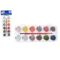 GLITTER WATERCOLOUR PAINT SET