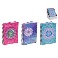 21X16CM MANDALA INSP N/BOOK 3ASST UN12