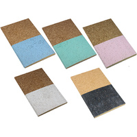 A5 CORK DIPPED NOTEBOOKS 5ASST