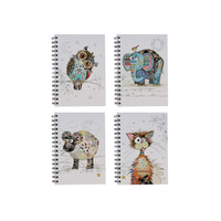 BUG ART KOOKS A5 NOTEBOOK 4ASST