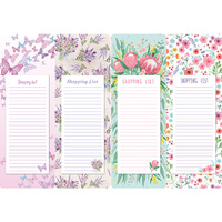 PAD NOTE MAG 50SHEET FLORAL UN12