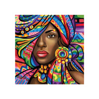 DIAMOND ART TRIBAL LADY 30X40CM