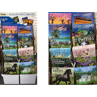 CALENDAR SQUARE ASST W/DISPLAY 28x29 UN120