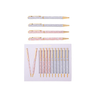 DIAMOND CUT ROSE GOLD PENS 4ASST UN12