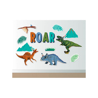 WALL DECO DINOSAUR 12PK