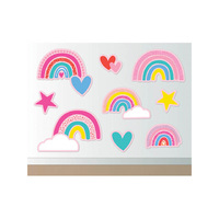 WALL DECO RAINBOW 12PK
