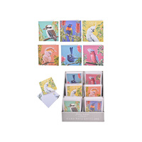 AUSTRALIAN BIRDS CARDS 6ASST UN72