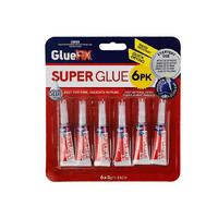 GLUEFIX SUPER GLUE 6PK SOLD QTY12