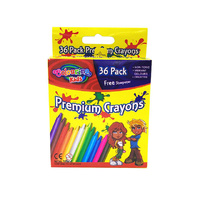 CRAYON SET WITH SHARPENER 36PK
