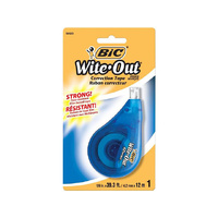 BIC WITE OUT CORRECTION TAPE SOLD QTY6