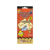 STICKER BOOK AUSTRALIAN DEADLY ANIMALS SOLD QTY6