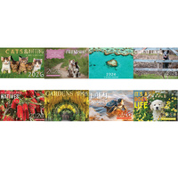 CALENDAR RECTANGLE 8ASST SOLD QTY 16