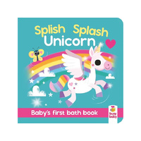 BABYS FIRST BATH BOOK UNICORN