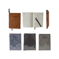 NOTEBOOK W/PEN A5 200P 3ASST SOLD QTY6