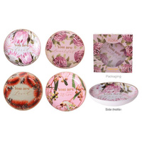 AUST FLORAL TRINKET DISH 4ASST