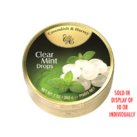 CAVENDISH CLEAR MINT DROPS 200G