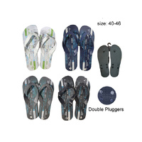 THONGS MENS 40-46 3ASST DOUBLE PLUG SOLD QTY12