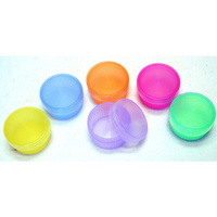 TRAVEL JARS FROSTED- SMALL - 6 ASST