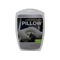 TRAVEL PILLOW INFLATABLE 33X26CM