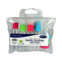 CLEAR TRAVEL BOTTLE 7PC