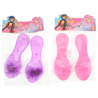 PLAY SHOES W/FEATHER 2ASST