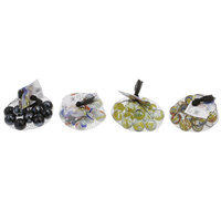 LARGE TOMBOY MARBLES 14PCE 4ASST