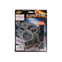 CAP PISTOL 8 SHOT W/HAND CUFFS