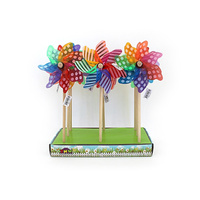 RAINBOW WINDMILL ON STICK UN12