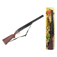 RIFLE W/COWBOY BADGE 68CM