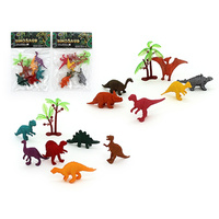 DINOSAURS IN BAG 2ASST SOLD IN QTY12