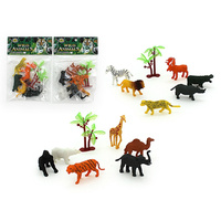 WILD ANIMALS IN BAG 2ASST SOLD IN QTY12