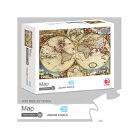 WORLD MAP PUZZLE 1000PC