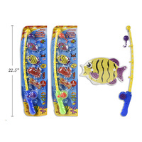 FISHING GAME 53CM LATCH AND HOOK 4 FISHES