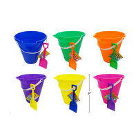 TOY BEACH 22CM PAIL W/SPOUT