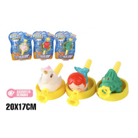 BUBBLE BLOWER ANIMAL AND MERMAID 20X17CM 3ASST