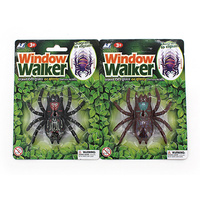 STICKY WINDOW WALKER SPIDER 8.5CM 2ASST SOLD QTY12