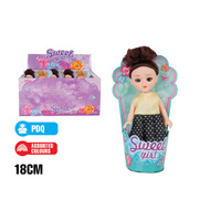 SWEET GIRL DOLL 18CM 4ASST UN12
