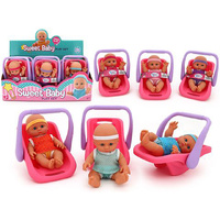 VINYL DOLL IN CARRIER 6ASST 22CM UN6